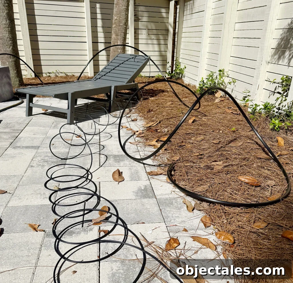 Drip Irrigation Installation: Step-by-Step for Your Garden 12 Irrigation Tubing Spread Out In the Sun