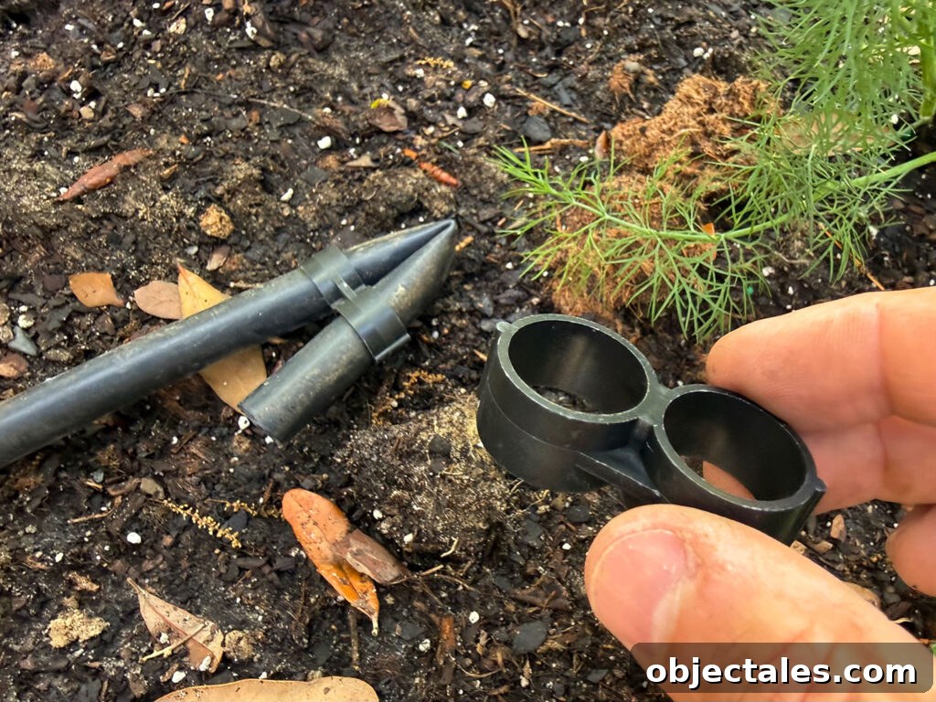 Drip Irrigation Installation: Step-by-Step for Your Garden 15 End Clamp Closure On A Drip Irrigation Tube