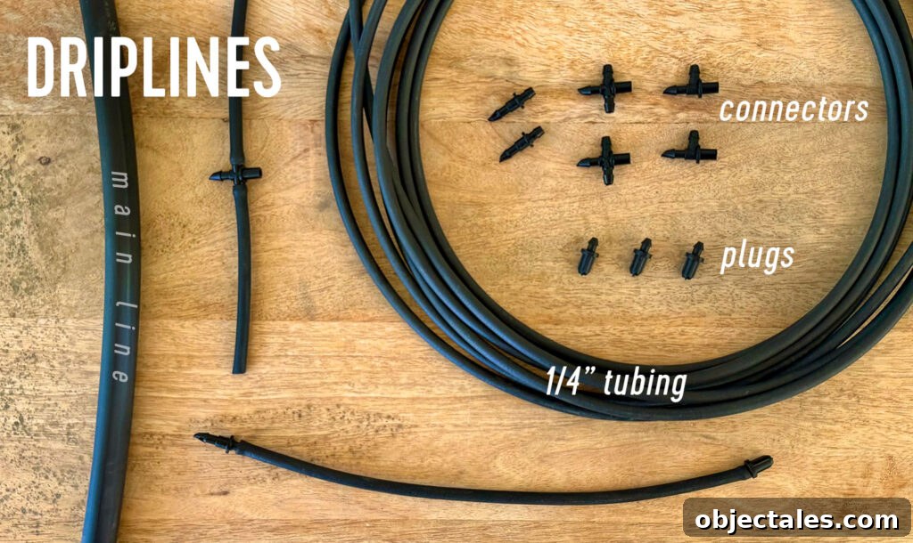 Drip Irrigation Installation: Step-by-Step for Your Garden 8 Dripline Supplies For Drip Irrigation System