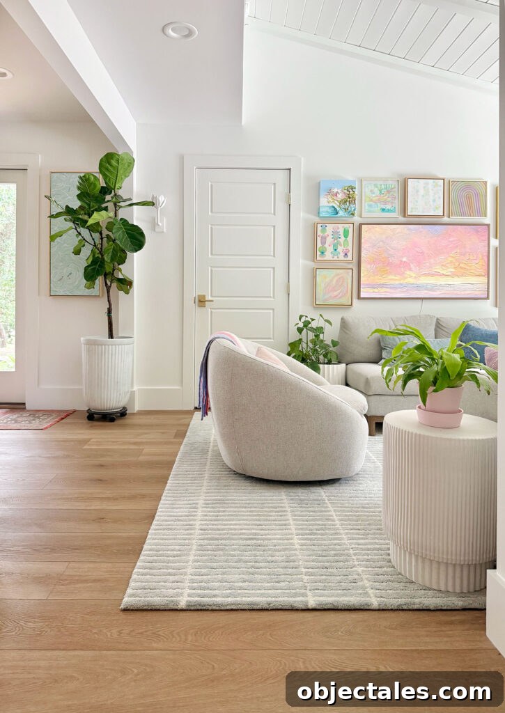 New Flooring FAQs: Answers About Installation, Care & Warranties 5 View From Bathroom After The Renovation With New LVP Floors
