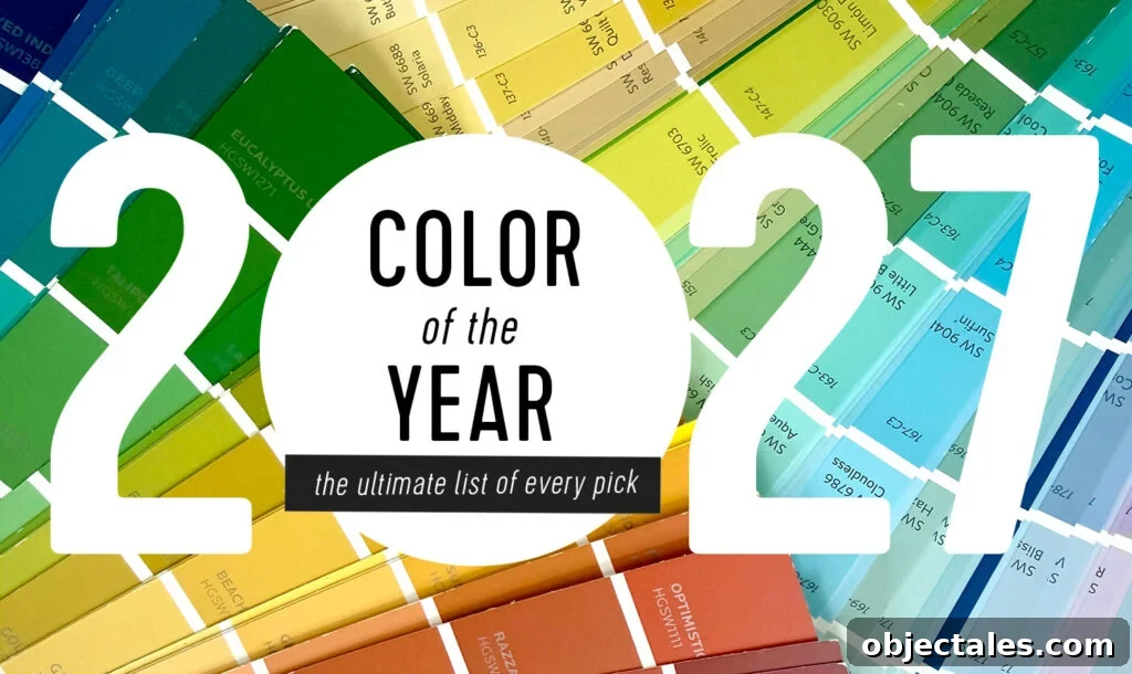 Every 2027 Color of the Year Revealed So Far 2 Every 2027 Color of the Year In One Place