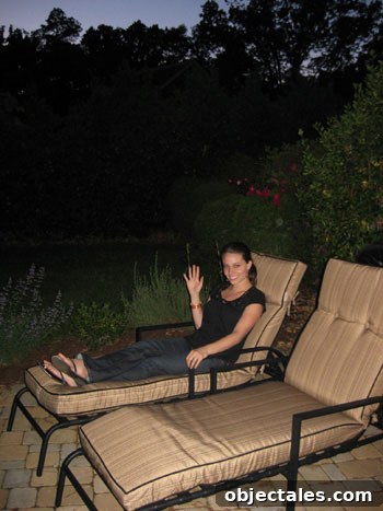 DIY Backyard Fire Pit: Step-by-Step Building Guide 4 evening-lounge-chair-set-up