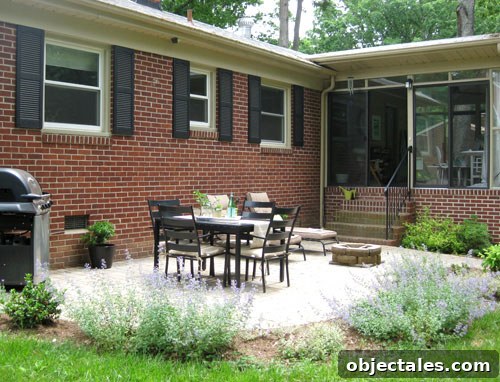 DIY Backyard Fire Pit: Step-by-Step Building Guide 8 stone-patio-backyard-overhaul-makeover