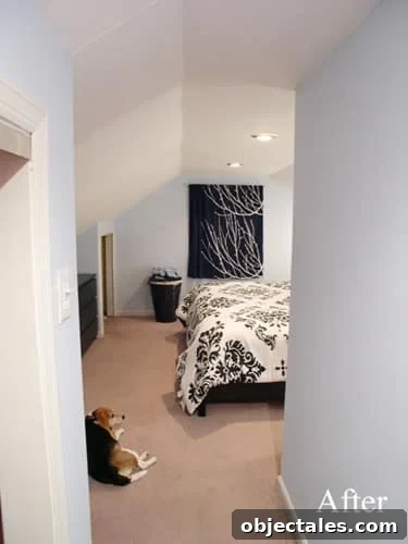 youngsters-after2 After: hotel-inspired bedroom redesign with pale blue walls