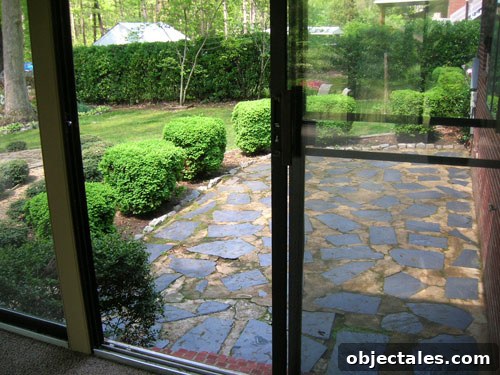 Patio before renovation