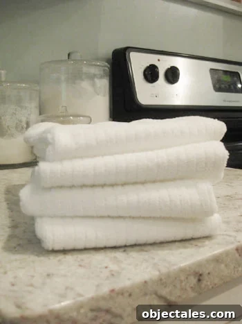 30 Natural, Eco-Friendly Cleaners You Can Make at Home 4 microfiber-upgrade-stacked-towels