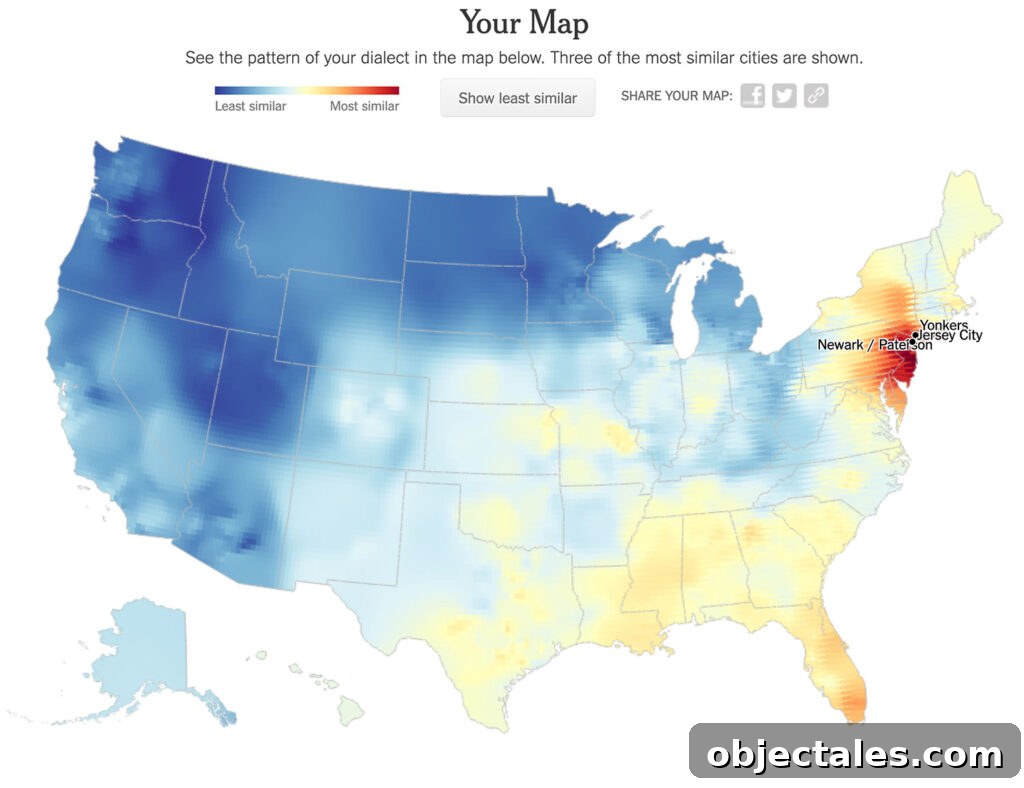 Accent Tests: Identify Your Regional or Foreign Accent 5 Sherrys Map Results From NYT Dialect Quiz