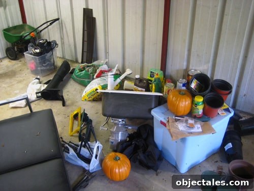 Old garage organization system