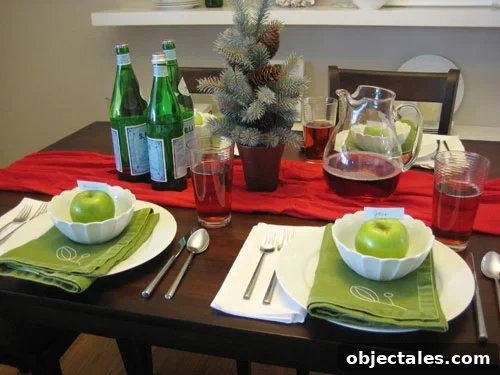 Holiday table setting 2
