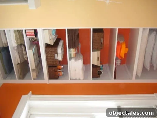 stacyclosetafter linen closet after