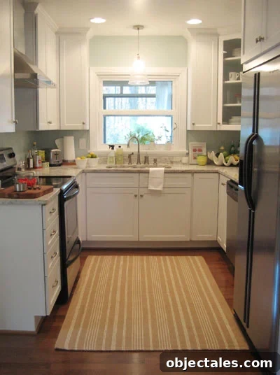 Kitchen styled for photography