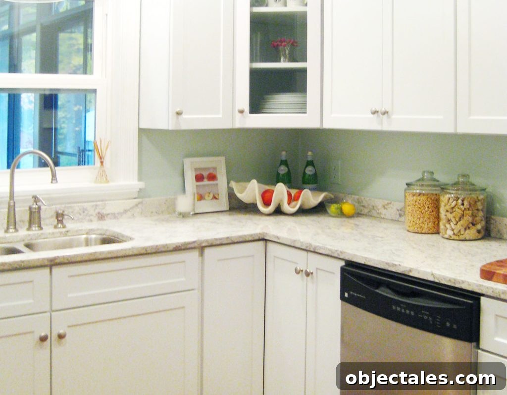 Remove Stains from Granite Countertops: Proven Methods 3 White Kitchen With Clean Granite Countertops