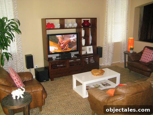 Family room after makeover