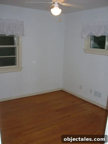 Before photo of small room