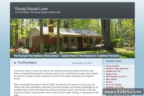really old wordpress blog young house love beginning of bloggin