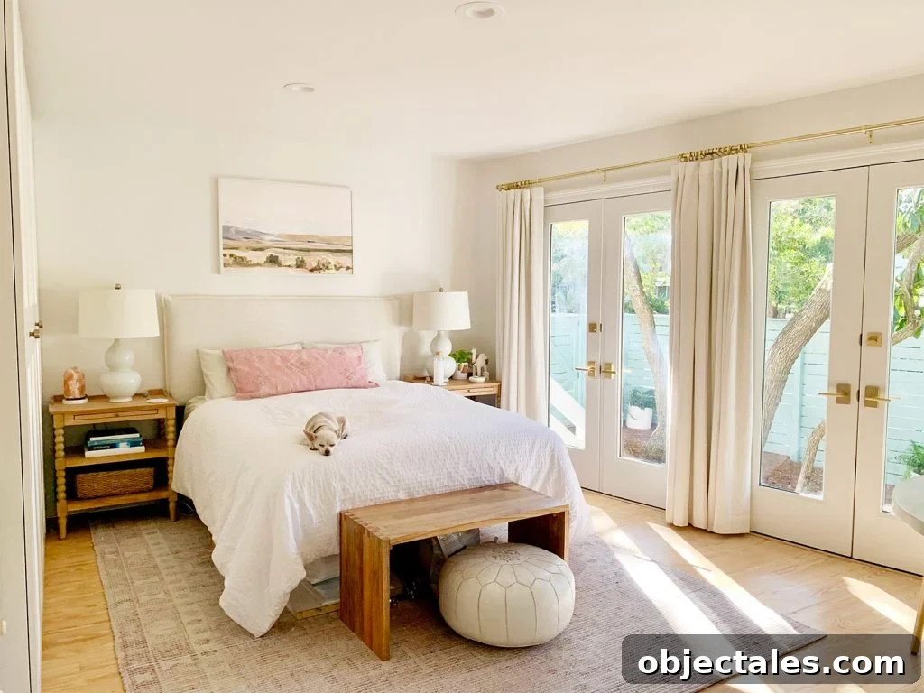 Florida Bedroom With Pink Faded Traditional Rug