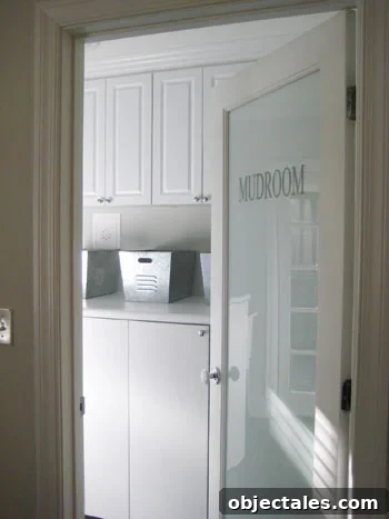 Mudroom Mudroom with storage and washer dryer