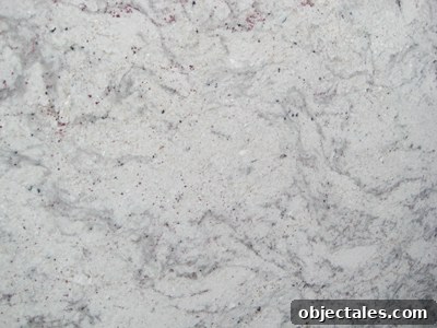 Close-up of Pashmina granite slab showing color and pattern