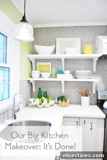 Penny Tile and Open Shelves Kitchen Makeover 2 our-big-kitchen-makeover-is-done