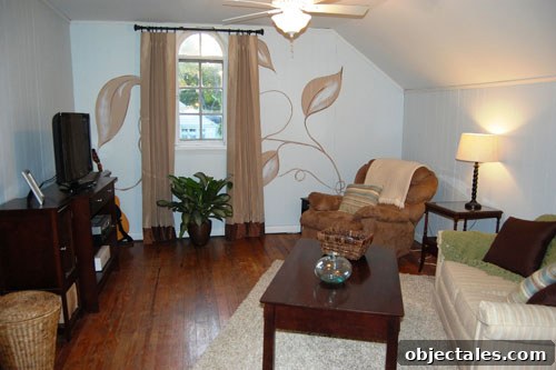 Living room after