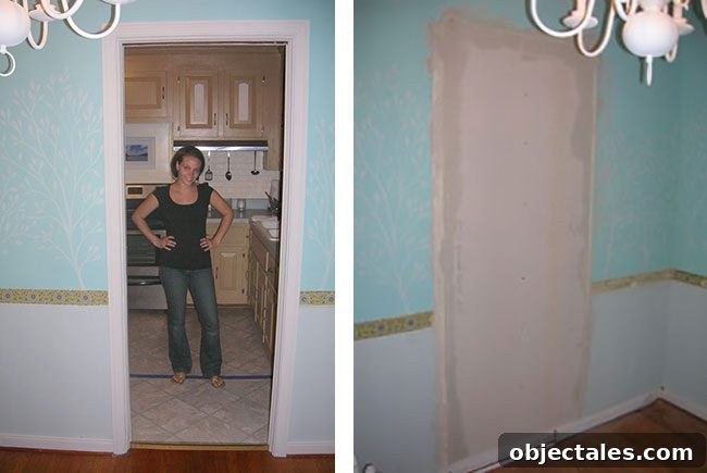 Widening Our Doorways Day 2: Progress and Next Steps 2 Newly installed drywall and kitchen lighting