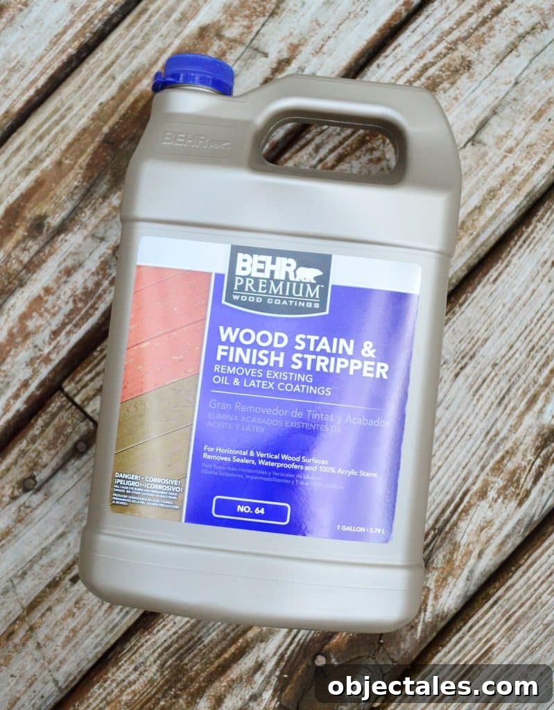 Behr Wood Strain And Finish Stripper Bottle