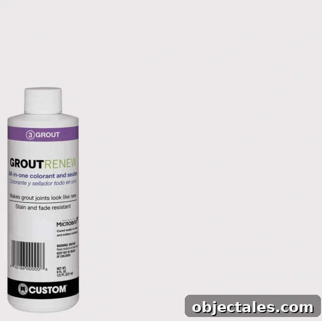 GroutRenew Paint In Artic White