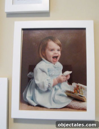 Personal Wall Art Ideas to Showcase Your Style 3 Playful open-mouthed portrait of me catching flies