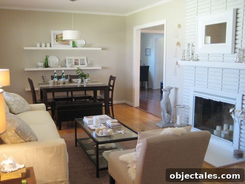 Living/dining room angle 1