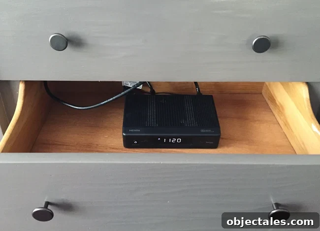 How-To-Hide-TV-Wires-Cable-Box-In-Drawer