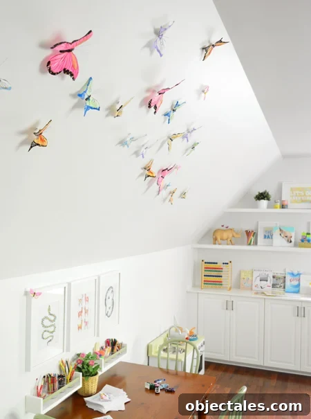 Playful-Family-Bonus-Room-Butterfly-Wall-Angle