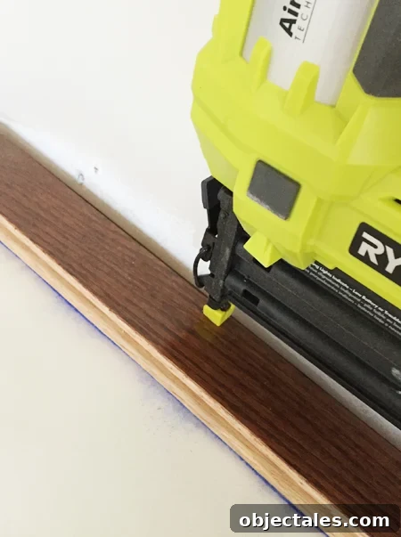 install hardwood flooring face nailing first row