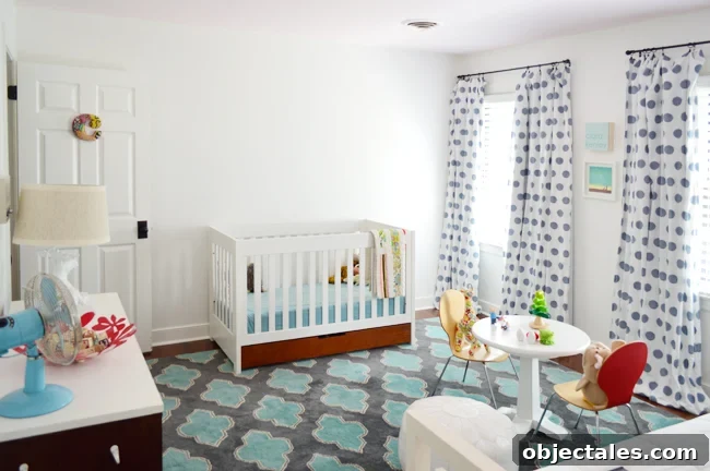 Our Daughter's Bedroom Makeover Timeline 11 EvolutionGirlsRoom-CribHorizontal