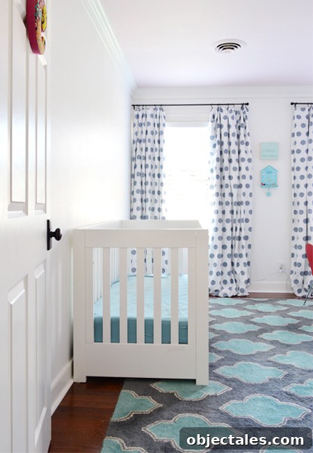 Our Daughter's Bedroom Through the Years 16 EvolutionGirlsRoom-CribFromDoor
