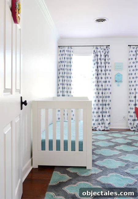 Our Daughter's Bedroom Makeover Timeline 15 EvolutionGirlsRoom-CribFromDoor