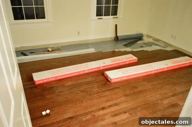 Our Daughter's Bedroom Makeover Timeline 6 EvolutionGirlsRoom-HardwoodFloors