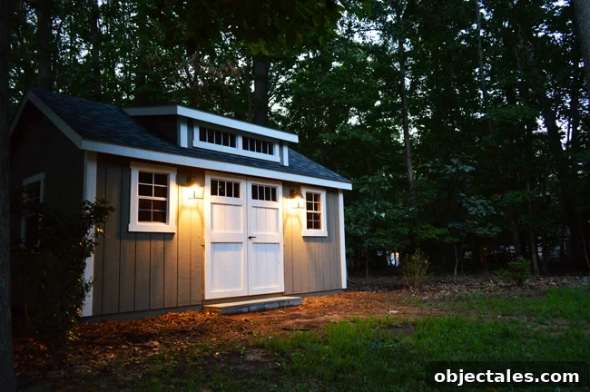 Choose the Right Backyard Storage Shed 2 Shed-After-At-Night
