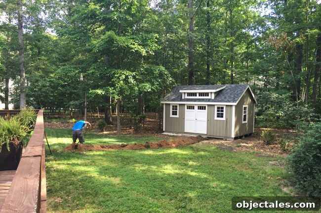 Our New Shed Could Be Trying to Kill Us — Hidden Dangers 2 Shed-Electrical-Digging-Trench