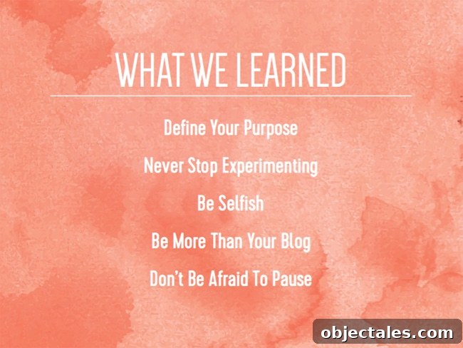 What We Learned When We Stopped Blogging 3 ep14-What-We-Learned