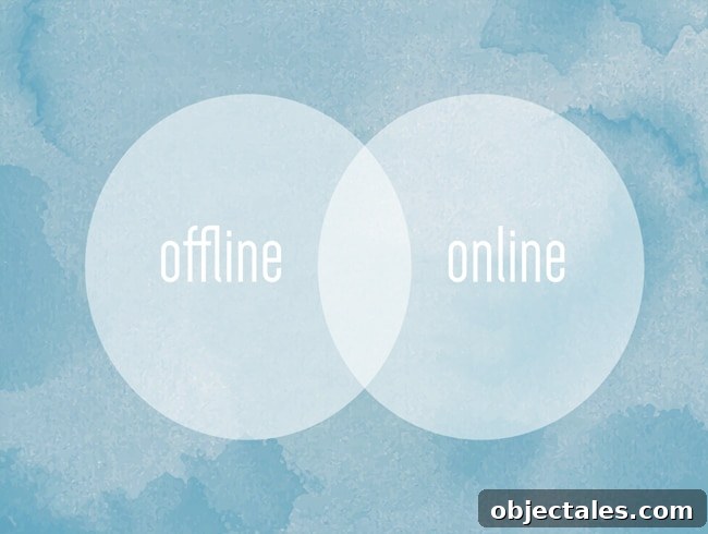 What We Learned When We Stopped Blogging 5 ep14-Offline-Online-Venn-Apart