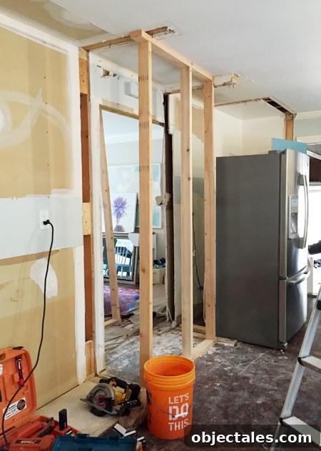 Kitchen Remodel Progress: Gutting and Rebuilding 8 kitchen-demo-door-widening