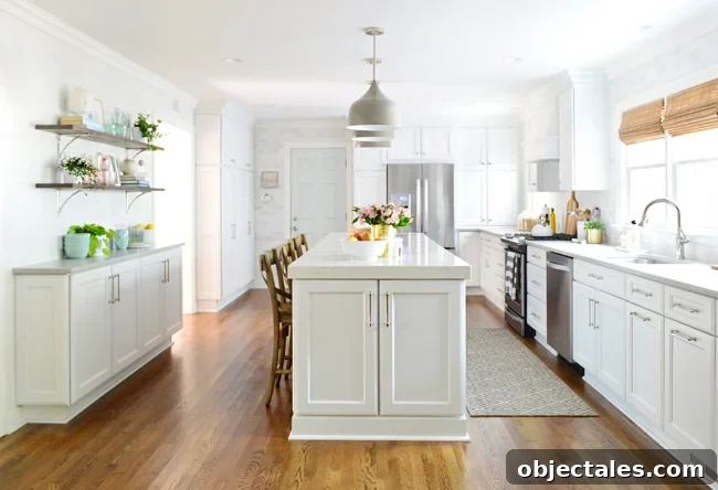 Kitchen Remodel Complete: Before and After Photos 7 white-kitchen-remodel-straight-from-living