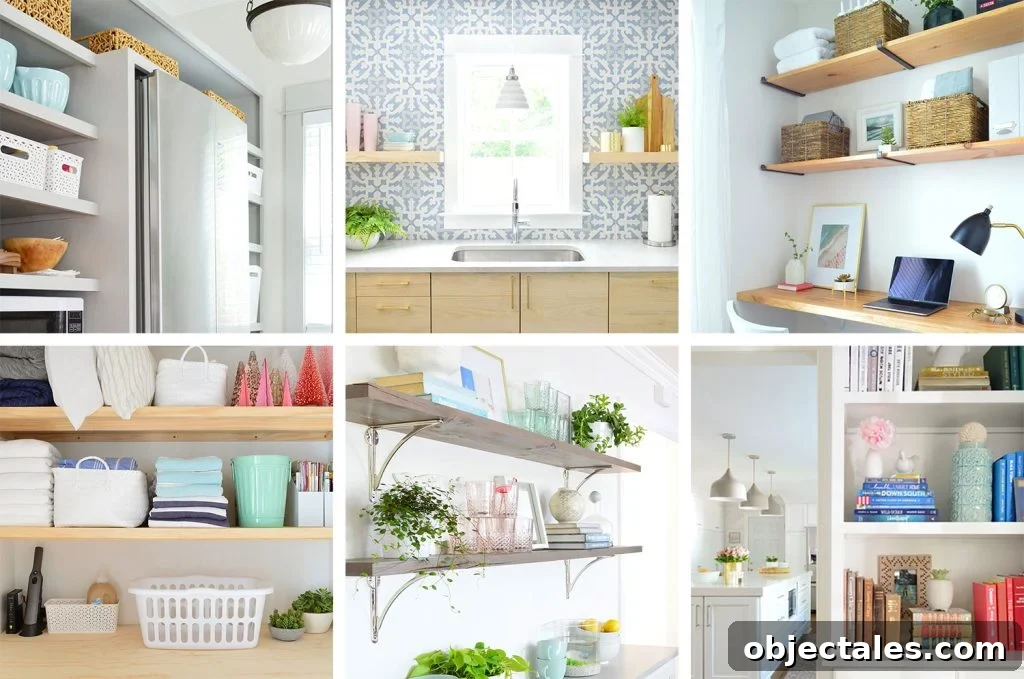 Build Custom Built-In Bookshelves: A Step-by-Step Guide 26 Grid of Six Favorite DIY Shelf Ideas