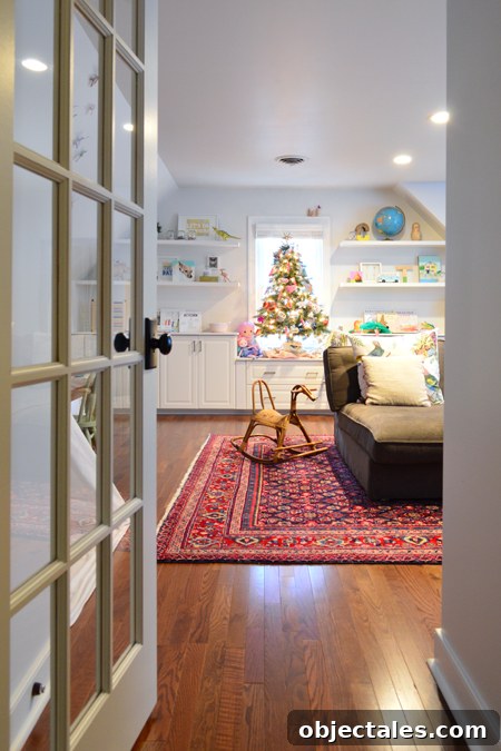 Holiday Home Tour: See Our Christmas Tree and Holiday Decor 11 xmas-decor-bonus-room-tree