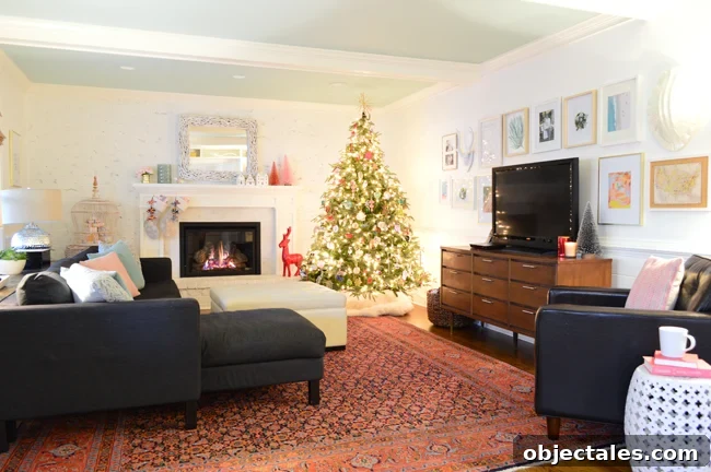 Holiday Home Tour: See Our Christmas Tree and Holiday Decor 6 xmas-decor-living-full-angle