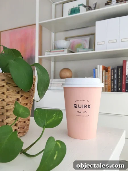 Peach coral inspiration cup