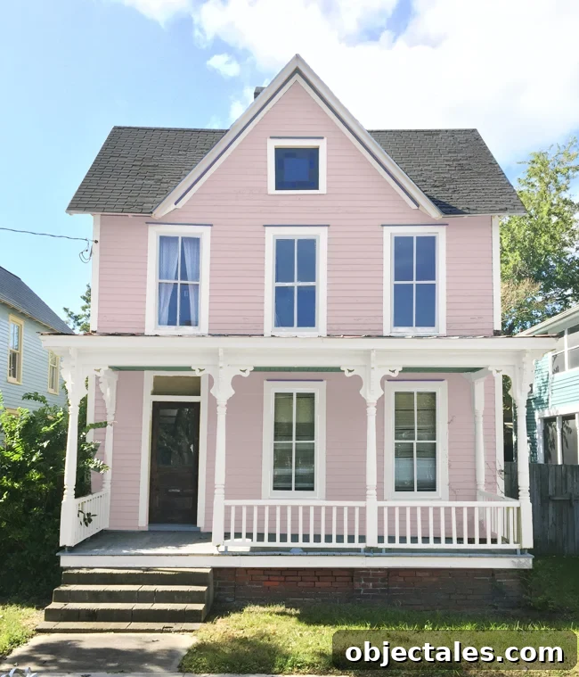 Pink coral house option