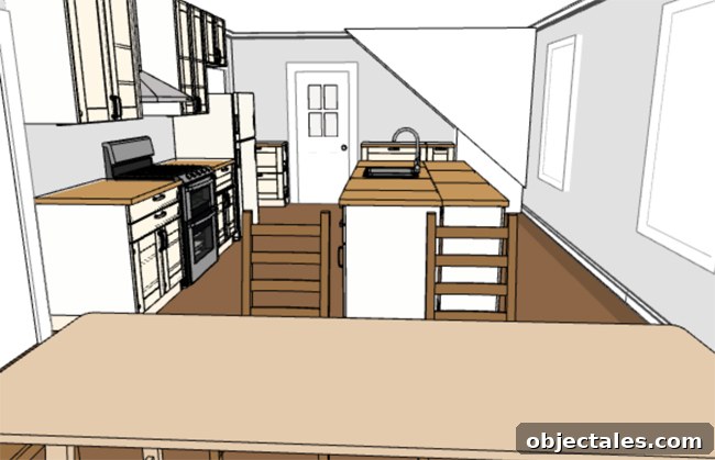 Beach House Gut Renovation: Stripping It Down to the Studs 27 Kitchen layout planning