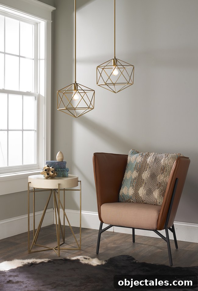 Studio props and staged rooms for lighting photography