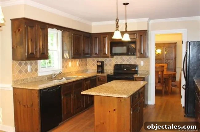 Kitchen before